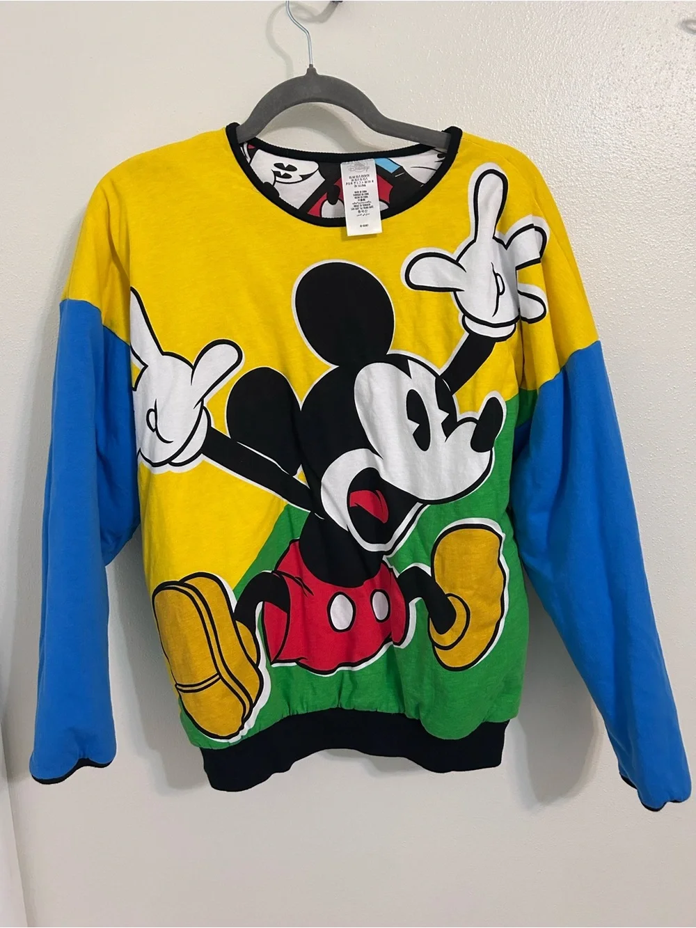 Disney Mickey Mouse Colorblock reversible pullover - pillow soft